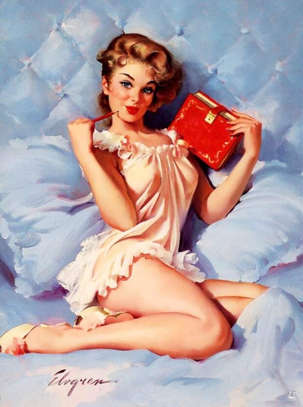 Pin-up — художник Джил Элвгрен
