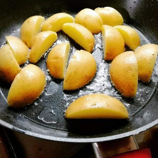 Форель с молодой картошкой Готовим дома, Мужская кулинария, Еда, Кулинария, Рецепт, Фотография, Длиннопост, Форель