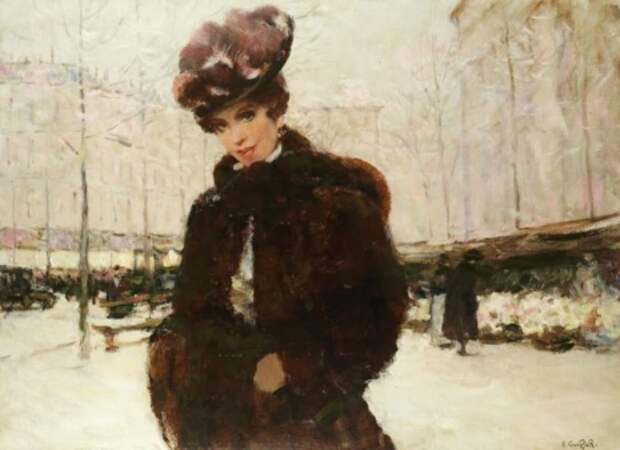 Художник Victor Guerrier (1893 – 1968). Нежная красота Парижа