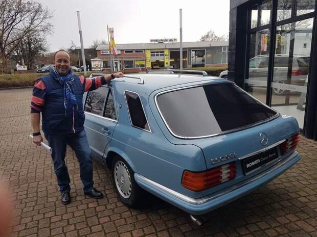 Японские чудеса: уникальный Mercedes-Benz 500SEL W126 Estate для художника W126, jklnfqvth, mercedes, mercedes-benz, shooting brake, авто, автомобили, универсал