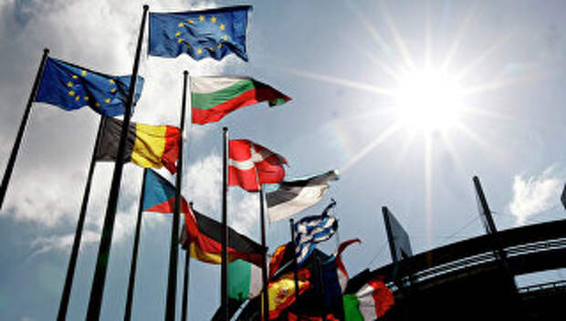 Флаги стран ЕС, архивное фото