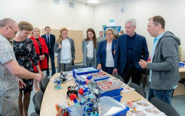 Собянин открыл новую школу в Строгине / Фото: mos.ru