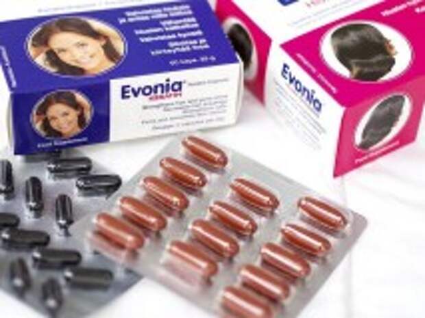 витаминно-минеральные комплексы для волос и ногтей Evonia