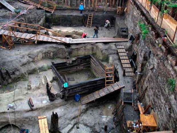 Археологические раскопки в Кремле