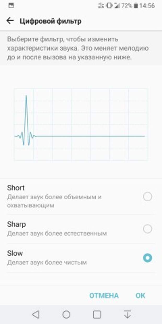 В режиме Slow гаджет показывает лучшую отработку атак, за счёт чего высокие частоты приобретают налёт злости