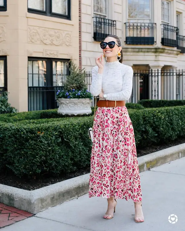 Как и с чем стильно носить длинные юбки летом: 17 женственных идей