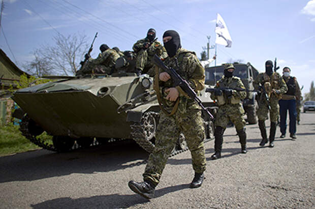 Представители сил самообороны Донбасса