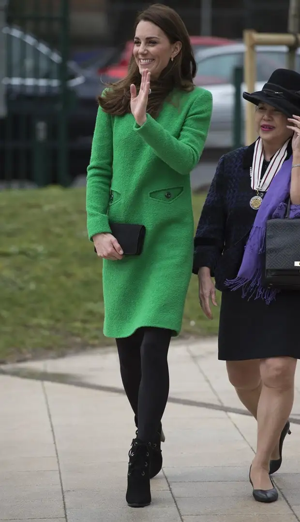 Кейт Миддлтон и принцесса Анна впервые вместе вышли в свет