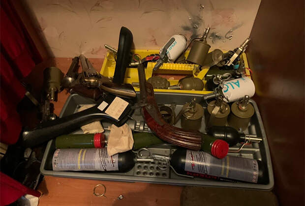 Гранаты, найденные в особняке Владимира Барданова