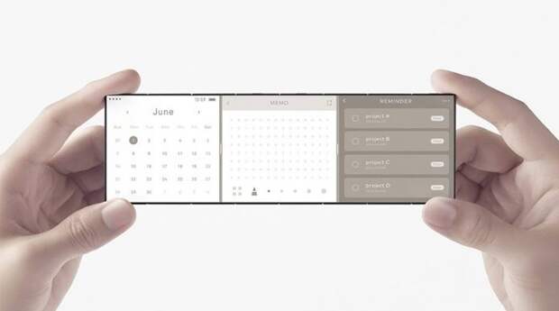 Компания Oppo продемонстрировала смартфон, складывающийся втрое