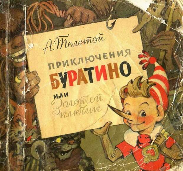 Золотой ключик, или приключения Буратино. Алексей Толстой (1936) детские, книги, любимые