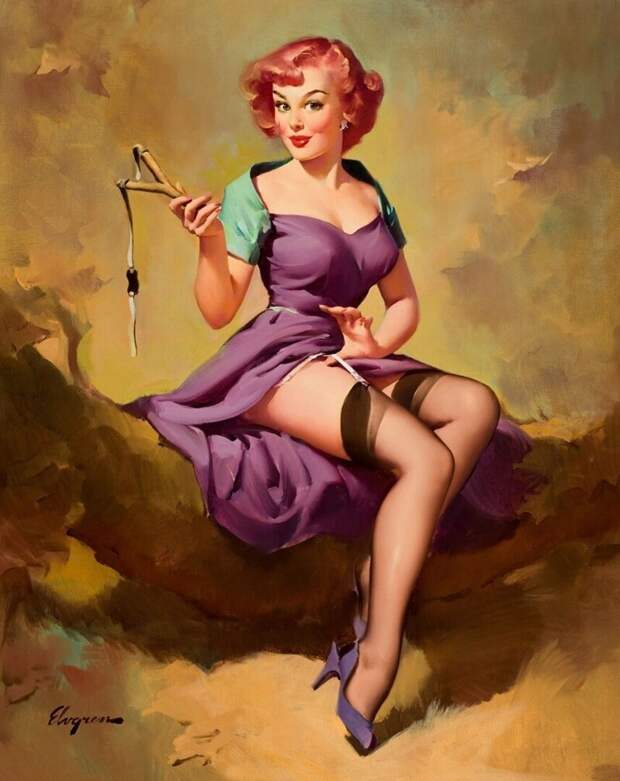 Pin-up — художник Джил Элвгрен