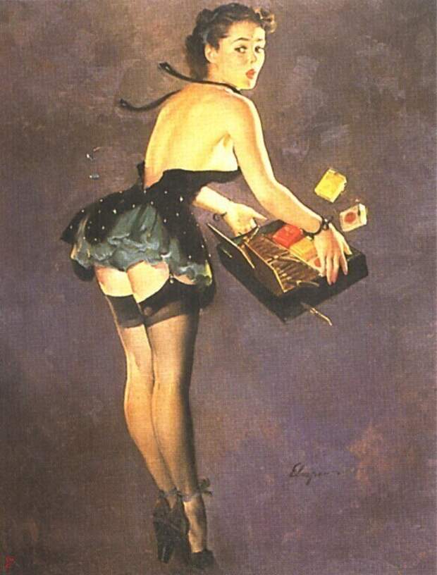 Pin-up — художник Джил Элвгрен