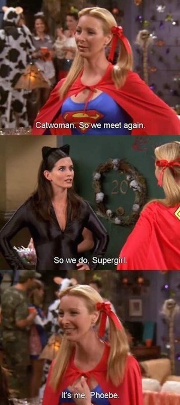 When she got swept up in the Halloween spirit: