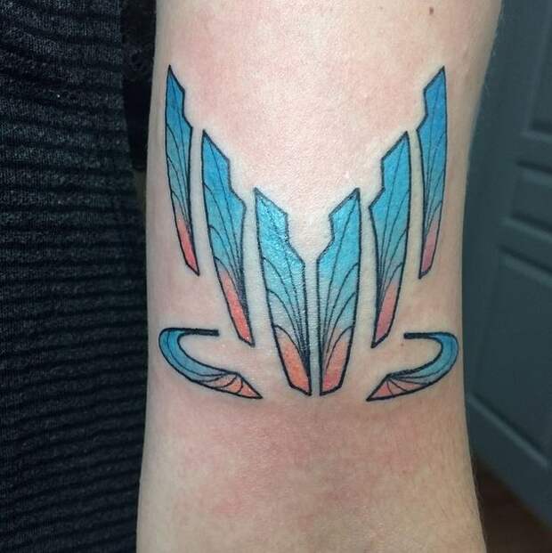 9. Одна из лучших тату по Mass Effect геймеры, игры, татуировки