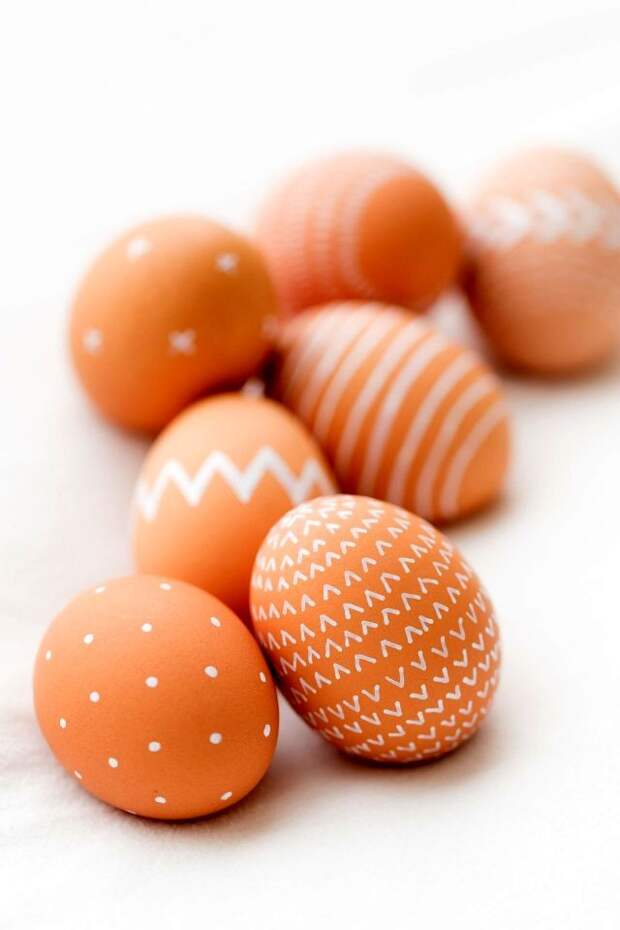 роспись пасхальных яиц маркером