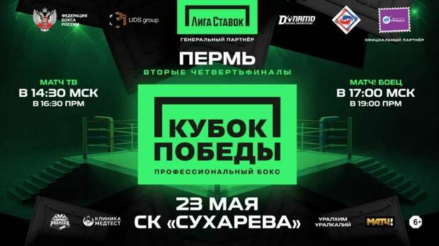 В Перми состоится второй этап боксерского «Кубка Победы»