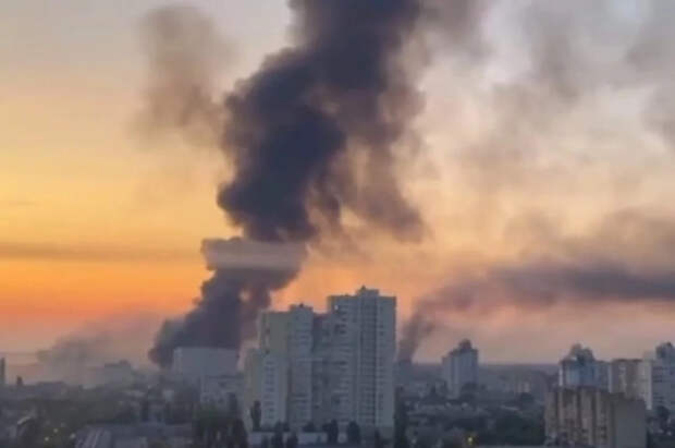 Огненные столбы у Киева: русские ракеты летят в центр Украины