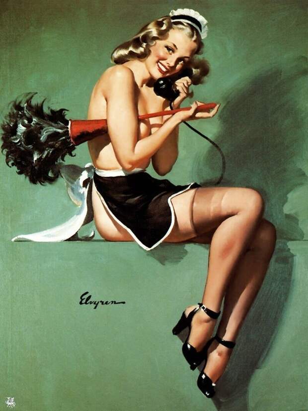 Pin-up — художник Джил Элвгрен