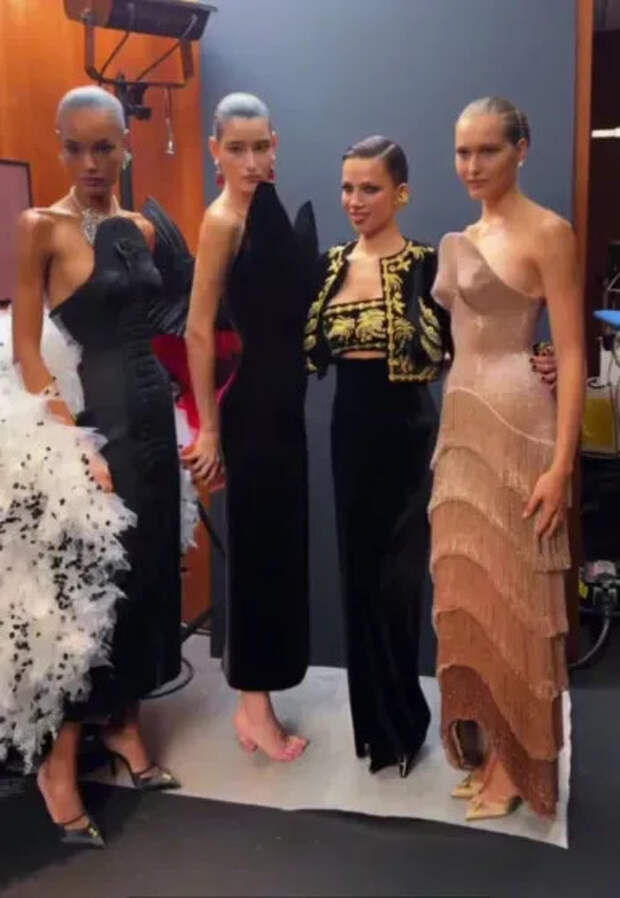 Инесса Шевчук с моделями