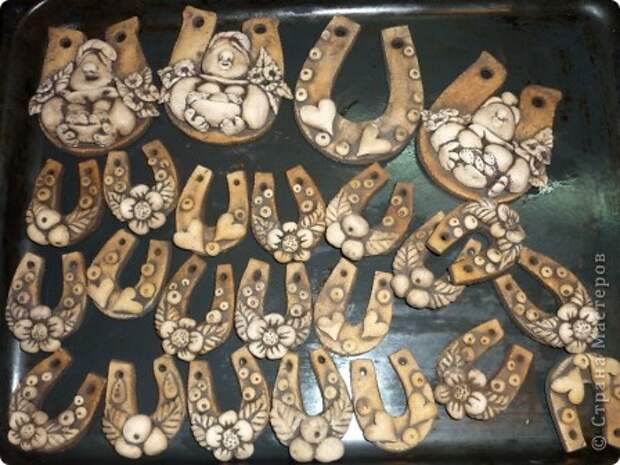 Мастер-класс Лепка Подковы на счастье Тесто соленое фото 6