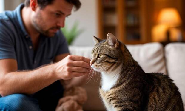 Перхоть у кошки на спине около хвоста: причины, чем лечить