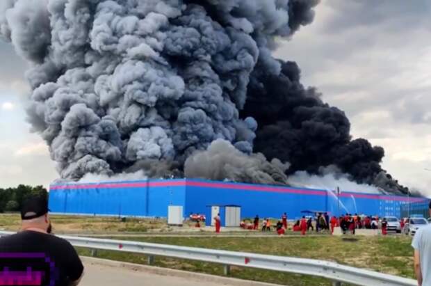 В правительстве Московской области прокомментировали пожар на складе Ozon