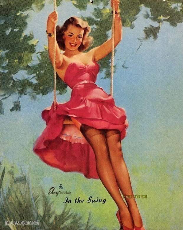 Pin-up — художник Джил Элвгрен