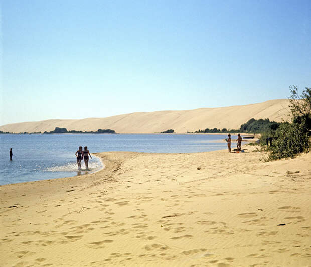 5. Песчаные пляжи и дюны на курорте Ниды, 1968 год. СССР, Советская Литва, фотоальбомы