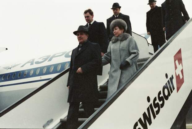 Visit of Mikhail Gorbachev to Switzerland