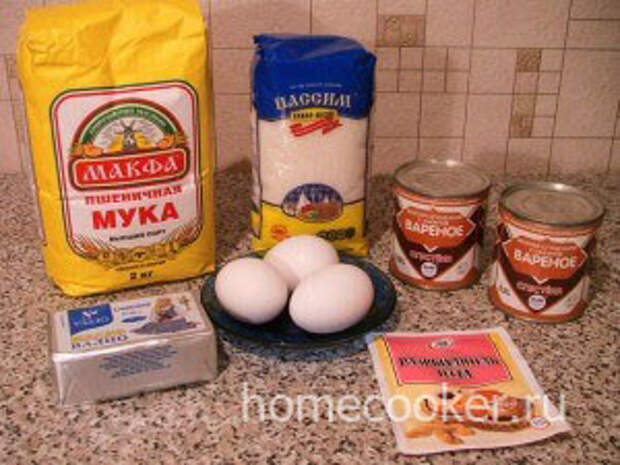 Ingredienty dlya pesochnogo torta 300x225 Торт Песочный