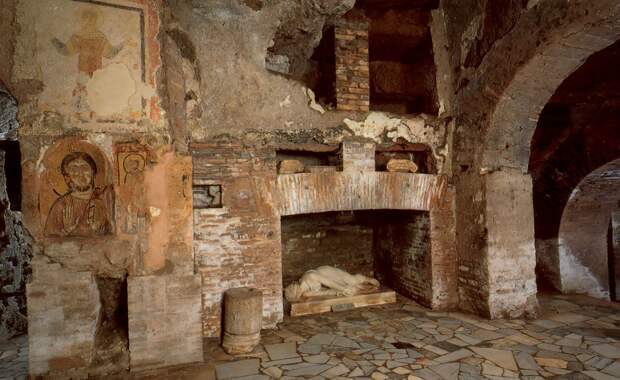 Картинки по запросу catacombe di priscilla roma