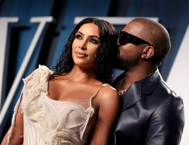 Ким Кардашьян и Канье Уэст в 2019 году