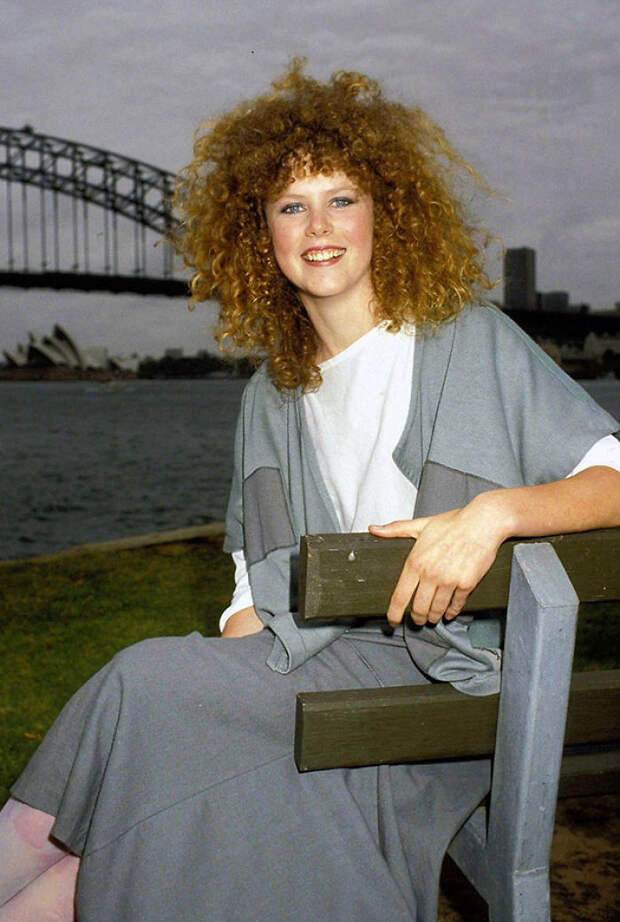 16-Year-Old Nicole Kidman At A Private Photo Session Following The Release Of Her Movie 