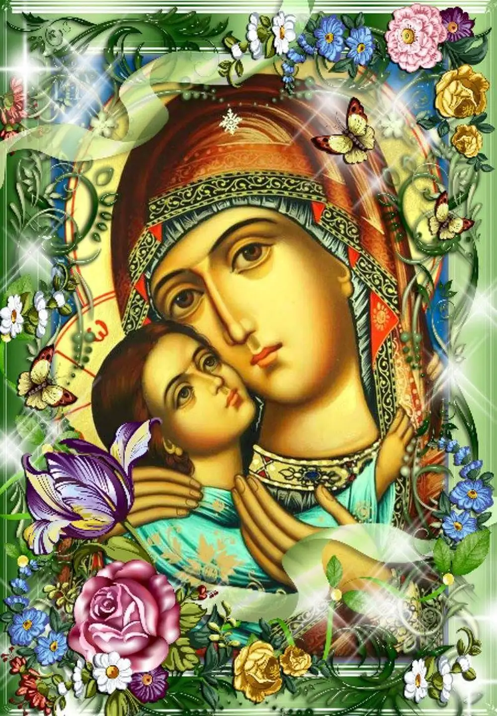 Красивые иконы божией матери