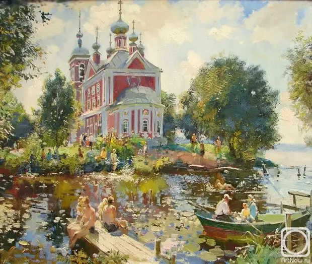 "Мир солнечного детства моего, он полон счастья, доброты и света..." Художник Анатолий Лукаш