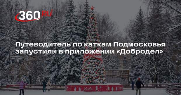 Путеводитель по каткам Подмосковья запустили в приложении «Добродел»