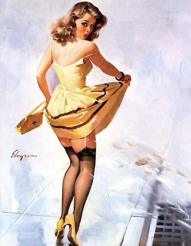 Pin-up — художник Джил Элвгрен