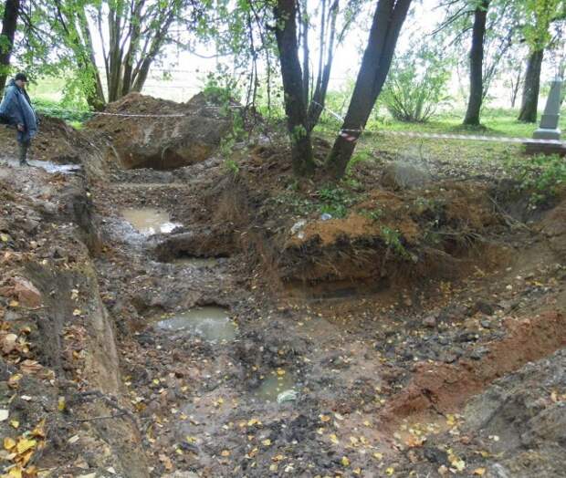 Найдено неучтенное захоронение 153 советских бойцов в поселковом парке война, история, факты
