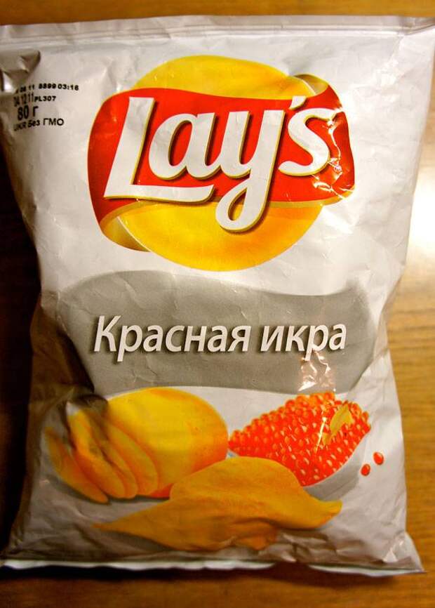 Самые необычные вкусы чипсов в мире