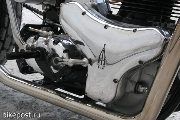 Кастом «Black Bike» на базе BSA A10 1958