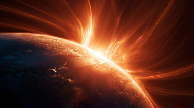 На Земле началась мощная магнитная буря