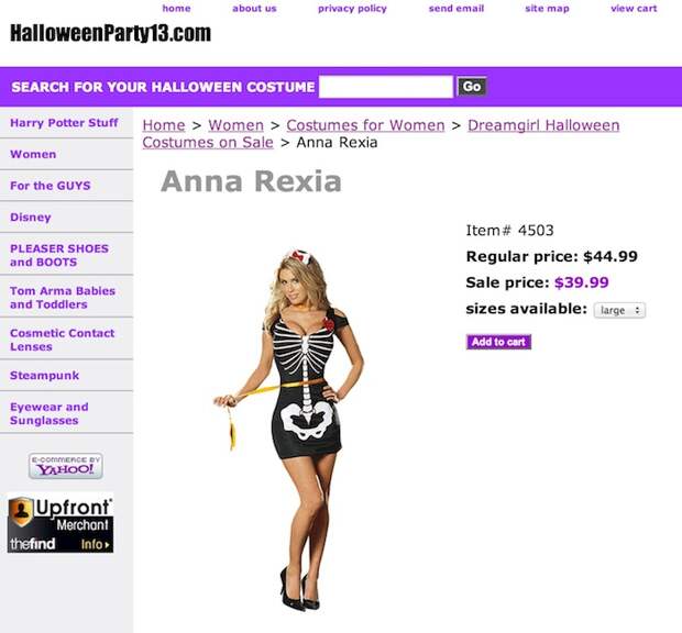 anna rexia costume