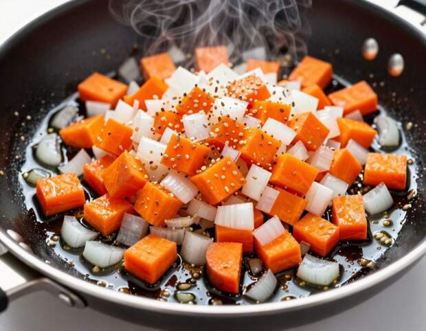 Что первым отправлять на сковороду – лук или морковь