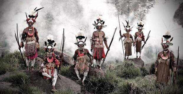Племя из Уэстерн-Хайлендс, Папуа Новая Гвинея в мире, интересно, континент, коренные народы, люди, племена, фото