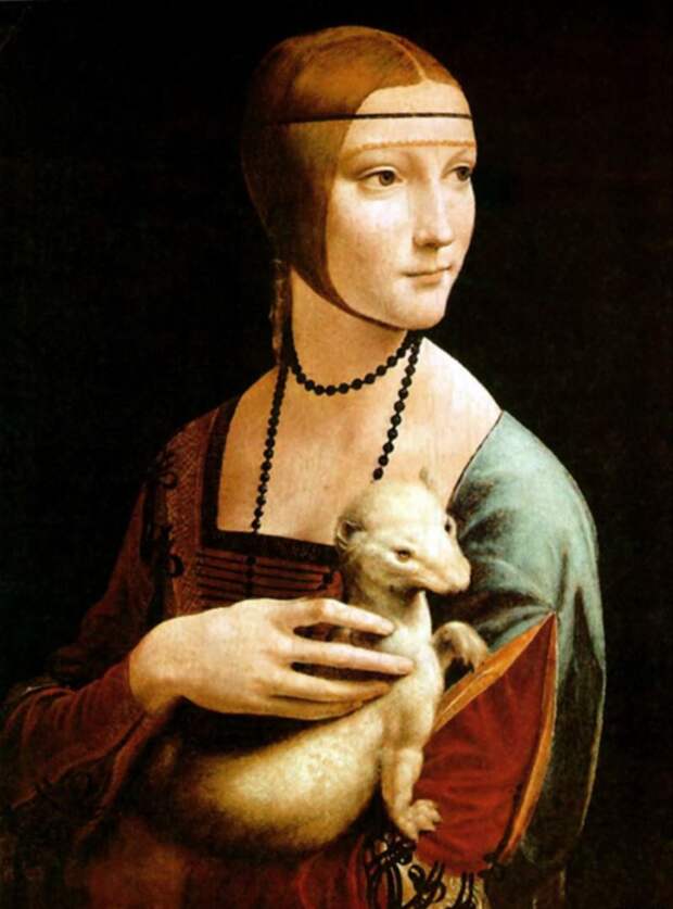 Леонардо да Винчи Дама с горностаем