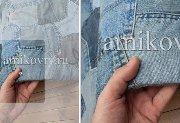 Ковры из старых джинсов Jeans Pocket Rug AMIKOVRY (подборка)