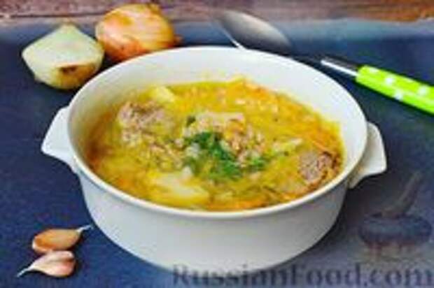 Фото к рецепту: Щи с говядиной и гречневой крупой