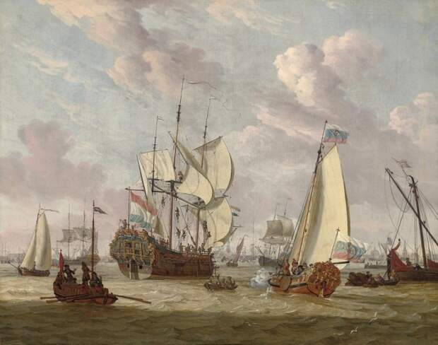 Визит Петра I в Амстердам, август-сентябрь 1697 год.Автор: Abraham Stork. Визит Петра I в Амстердам, август-сентябрь 1697 год.Автор: Abraham Stork.