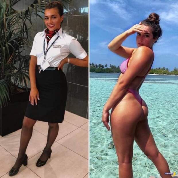 Раздеваем стюардесс! ✈️ - 2 Раздеваем стюардесс! ✈️ - 2